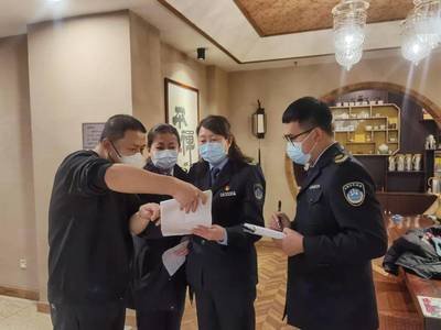 市卫生计生综合监督执法局指导前进区公共场所卫生监督工作